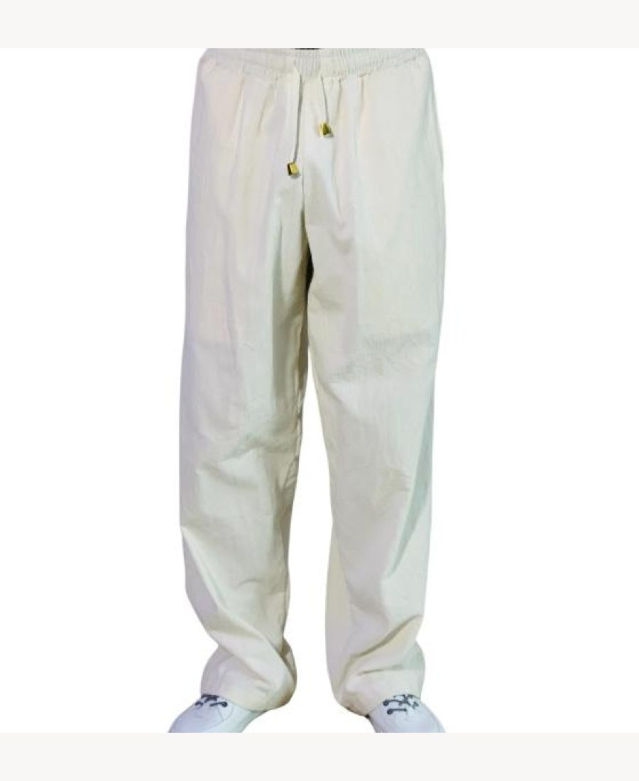 Elempire Ivory Drawstring Trousers
